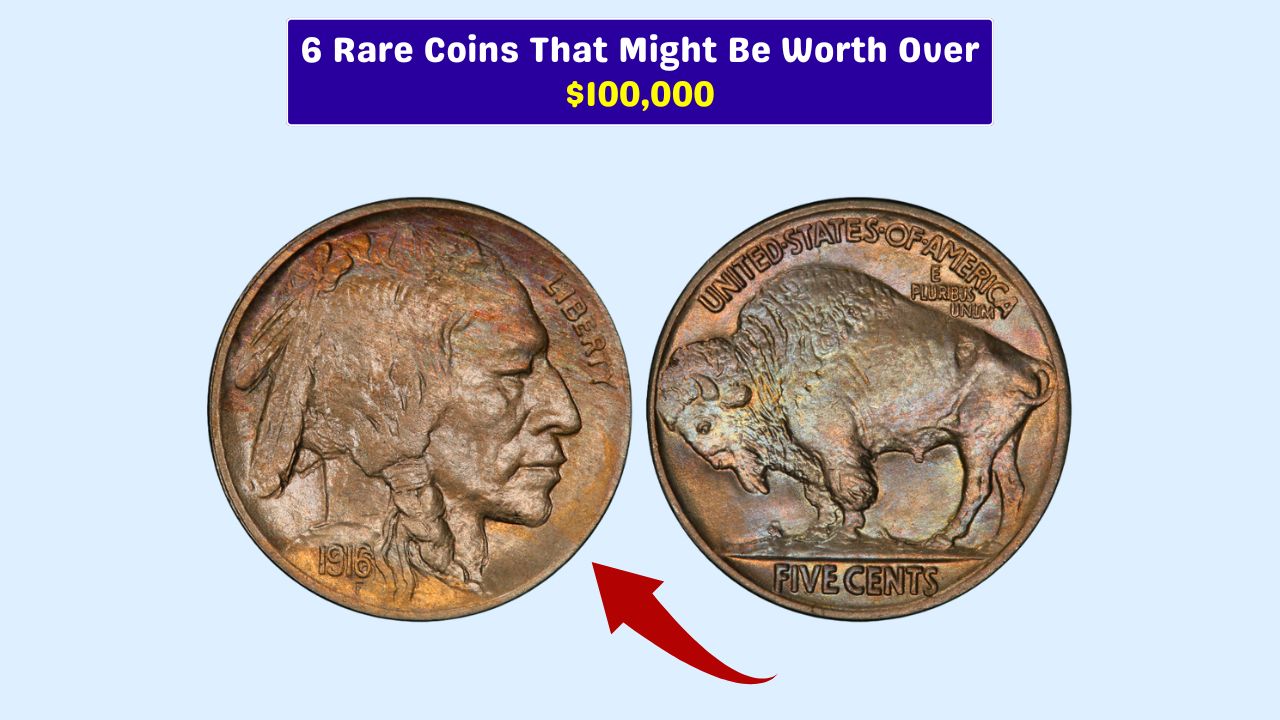 1916 Doubled Die Obverse Buffalo Nickel