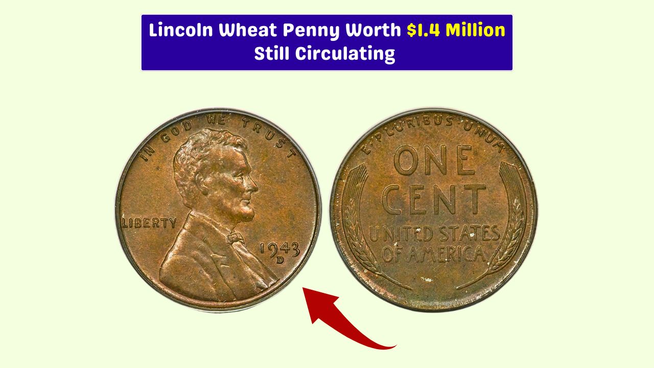1943 copper Lincoln Wheat Pennies