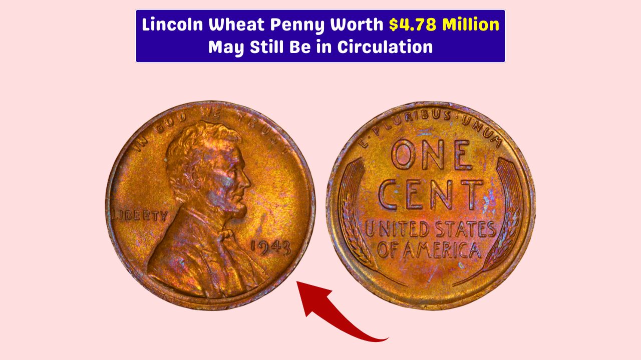 1943 copper Lincoln Wheat Penny